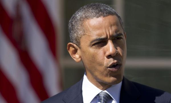O presidente dos EUA, Barack Obama, faz pronunciamento sobre a morte de diplomatas americanos na Líbia nesta quarta-feira (12) na Casa Branca(Imagem:Reprodução)