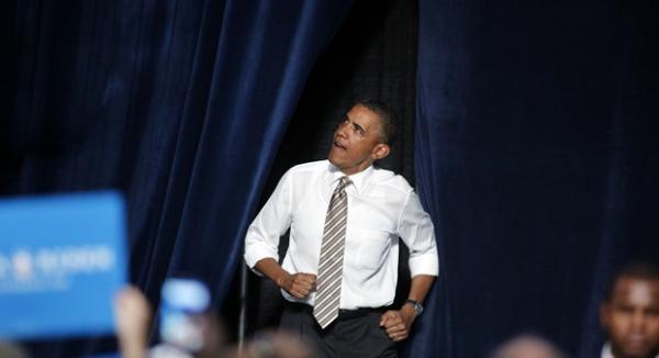 O presidente dos EUA, Barack Obama, prepara-se para discursar em Pueblo, Colorado, nesta quinta-feira (9) (Imagem:AFP)