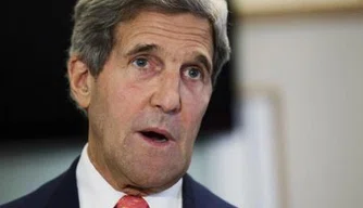 O secretário de Estado dos EUA, John Kerry, fala nesta sexta-feira (2) em Londres
