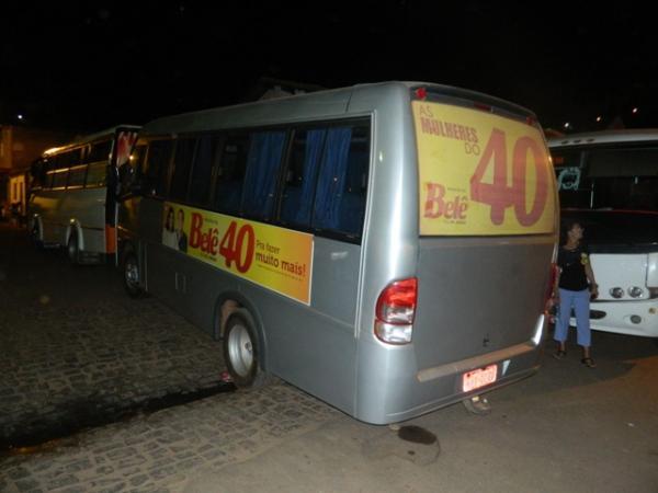 Ônibus das Mulheres do 40 em comício no bairro Paroquial(Imagem:Reprodução)