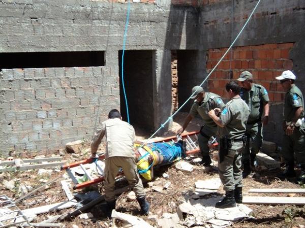 Operário morre ao cair de prédio em construção em Parnaíba(Imagem:Reprodução)