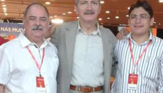Osmar Júnior, Aldo Rabelo e Gláuber Silva.