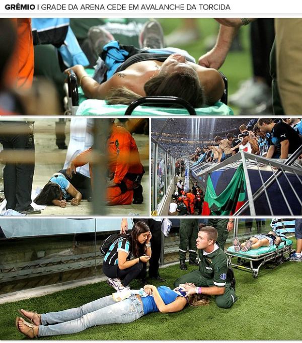 Pol&iacute;cia investigar&aacute; queda de grade(Imagem:Reprodu&ccedil;&atilde;o)