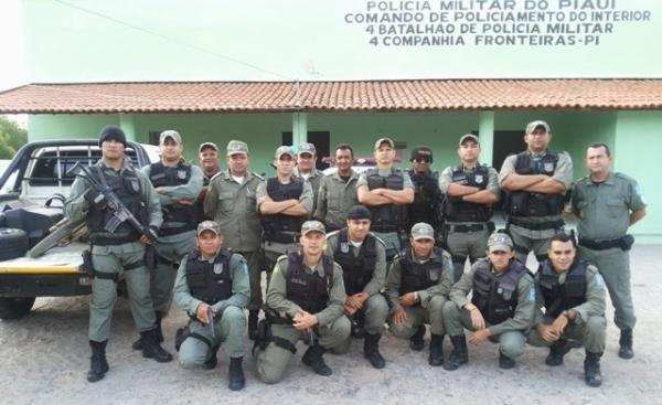 Policiais militares do Piau&iacute; e de Pernambuco participaram da opera&ccedil;&atilde;o.(Imagem:Reprodu&ccedil;&atilde;o)