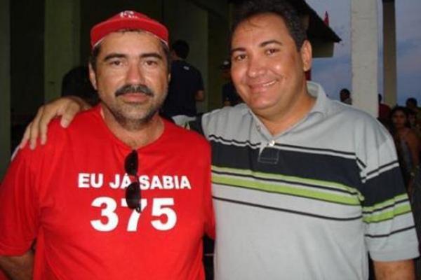 Prefeito Z&eacute; Neci e seu vice Francimar Pereira(Imagem:Reprodu&ccedil;&atilde;o)
