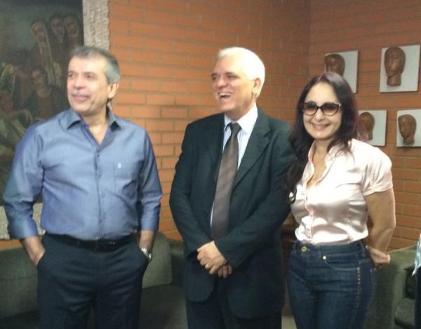 Presidente Them&iacute;stocles Filho recebe visita do ex-senador Jo&atilde;o Vicente(Imagem:Divulga&ccedil;&atilde;o)