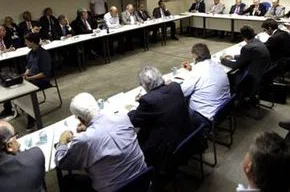 Presidentes participaram da votação para alterações na tabela do Brasileirã