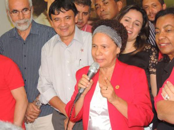 Regina Sousa assume direção do PT estadual.(Imagem:Geórgia Benvindo)