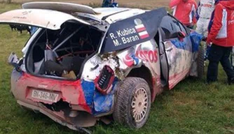 Robert Kubica sofreu novo acidente guiando um carro de rali