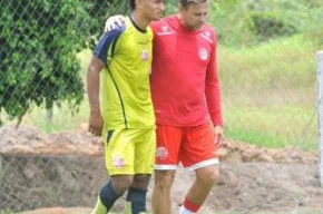 Rogério e Waldemar Lemos nos tempos de Náutico