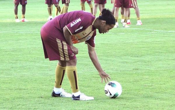 Ronaldinho Ga&uacute;cho afirma n&atilde;o ter olhos para o futuro(Imagem:Reprodu&ccedil;&atilde;o)