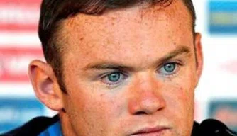 Rooney na coletiva da seleção inglesa