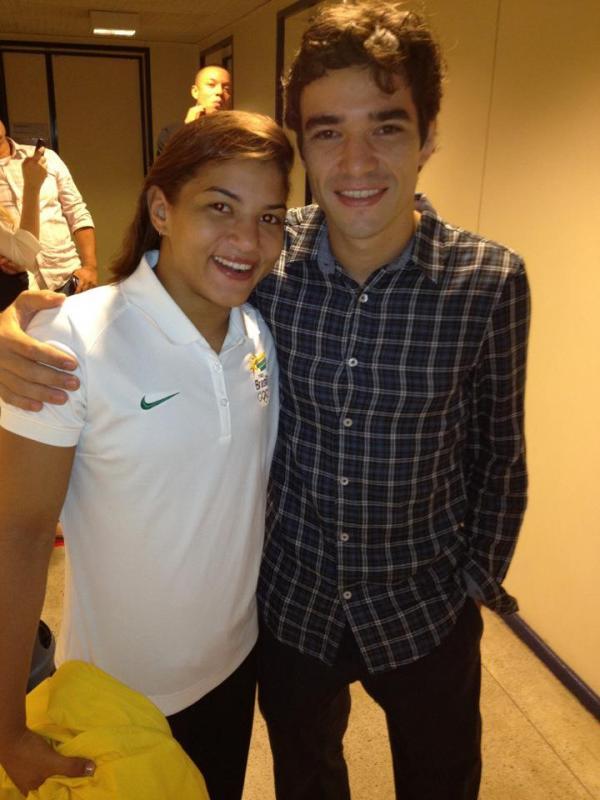 Sarah e Caio Blat(Imagem:Reprodução)