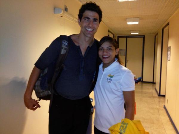 Sarah e Reynaldo Gianechinni(Imagem:Reprodução)