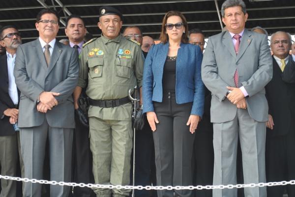 Solenidade de posse do Coronel L&iacute;dio Filho.(Imagem:Reprodu&ccedil;&atilde;o)