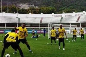 Sport treinando nas Laranjeiras, Rio de Janeiro