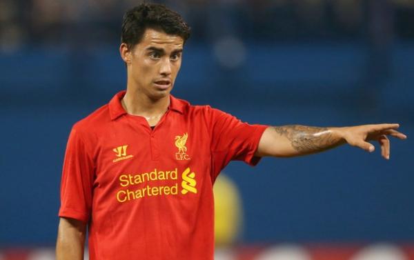 Suso, do Liverpool, terá R$ 34 mil a menos em sua conta bancária(Imagem:Reprodução)