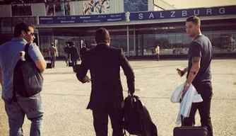 Thiago Neves chega à Áustria, onde o Al-Hilal realiza a pré-temporada
