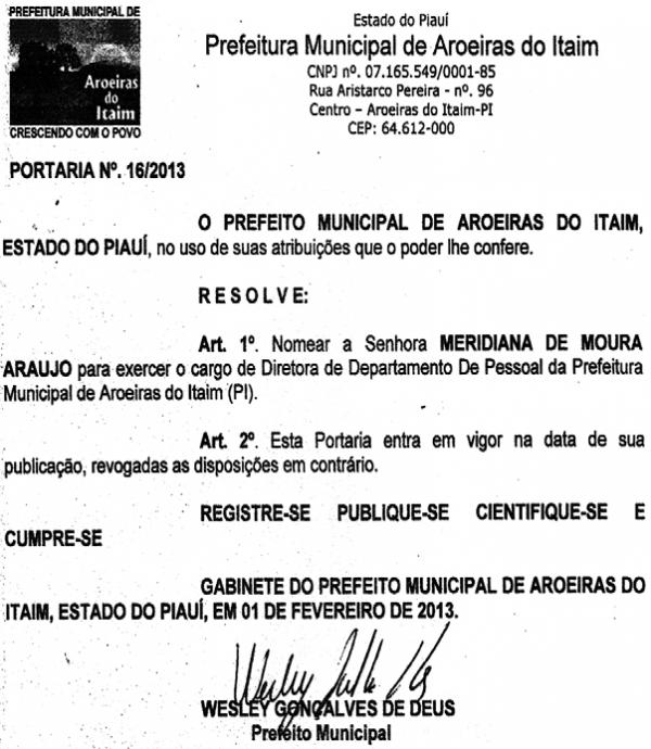 Tia do prefeito(Imagem:Reprodu&ccedil;&atilde;o/Viagora)