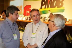 Vice governador Zé Filho, Ex-ministro João Henrique e Valdir Raupp.