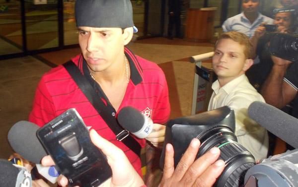 Victor Ramos preferiu n&atilde;o comentar a acusa&ccedil;&atilde;o de estupro (Foto: Thiago Pereira)(Imagem:Reprodu&ccedil;&atilde;o)
