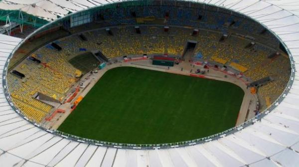 Vista aérea do Maracanã, que receberá os jogos de dois dos grandes clubes do Rio(Imagem:Reprodução)
