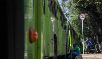 Greve de ônibus em THE prejudica usuários